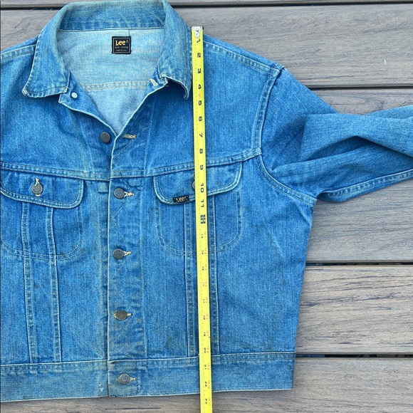 Vintage Lee Denim Trucker Jacket PATD 153438 Good Times! - Picture 6 of 14